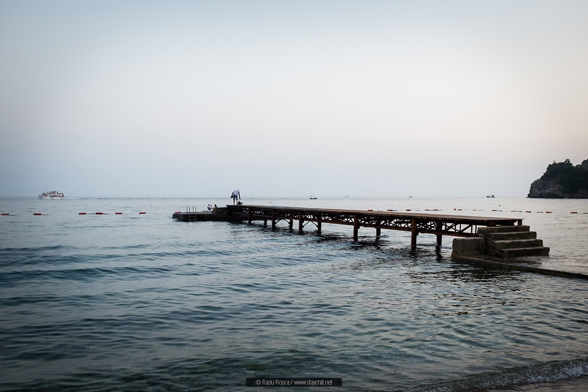 Pontoon in Budva