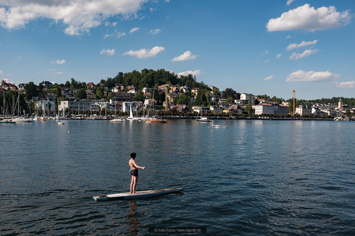 Paddle boarding